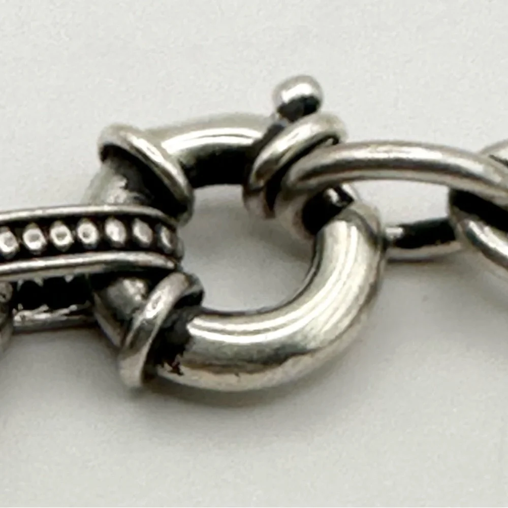 Lagos Caviar Two Tone Medium Link Bracelet